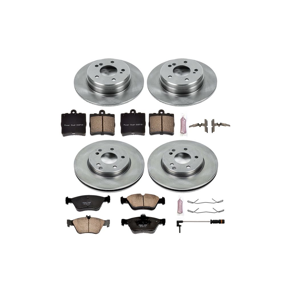 PowerStop KOE4417 - OE Stock Replacement Brake Pad and Rotor Kit