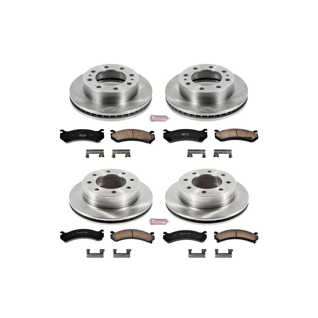 PowerStop KOE4423 - OE Stock Replacement Brake Pad and Rotor Kit