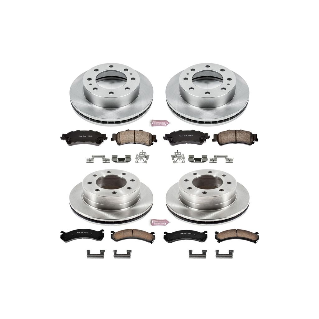 PowerStop KOE4426 - OE Stock Replacement Brake Pad and Rotor Kit