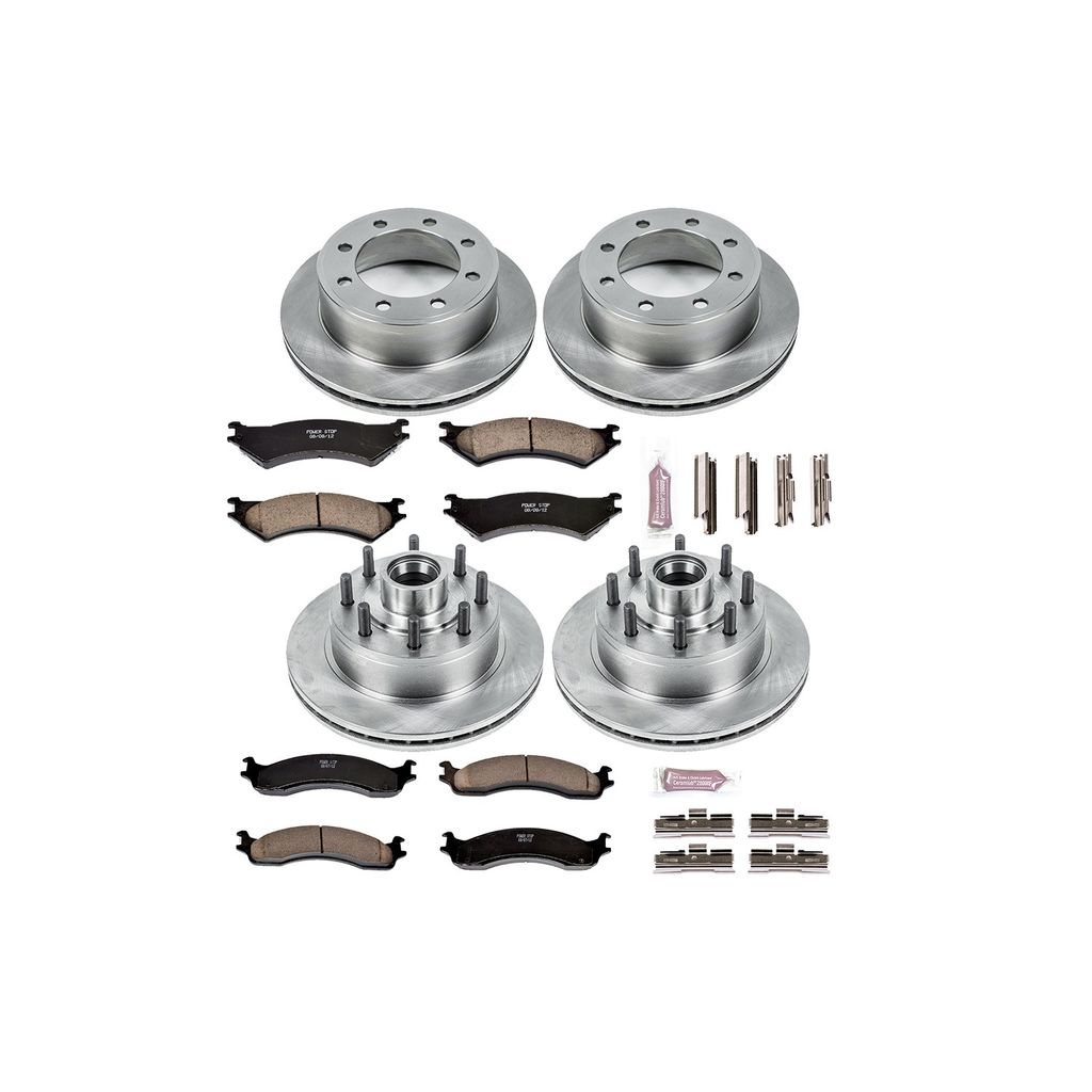 PowerStop KOE4434 - OE Stock Replacement Brake Pad and Rotor Kit