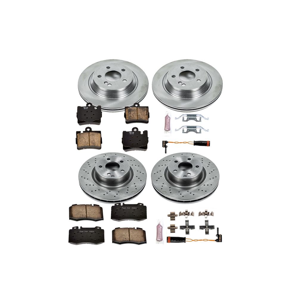 PowerStop KOE4455 - OE Stock Replacement Brake Pad and Rotor Kit