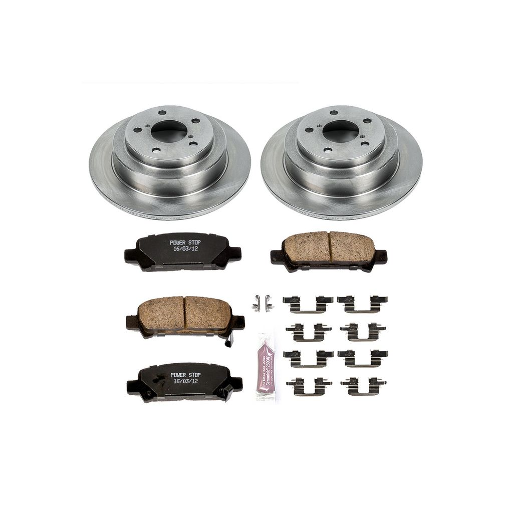 OE Stock Replacement Brake Pad and Rotor Kit