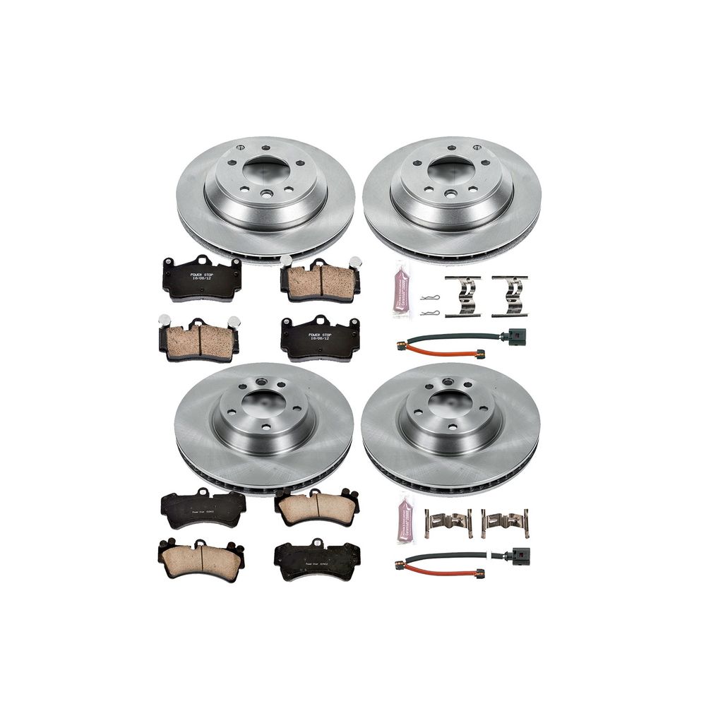 PowerStop KOE4500 - OE Stock Replacement Brake Pad and Rotor Kit