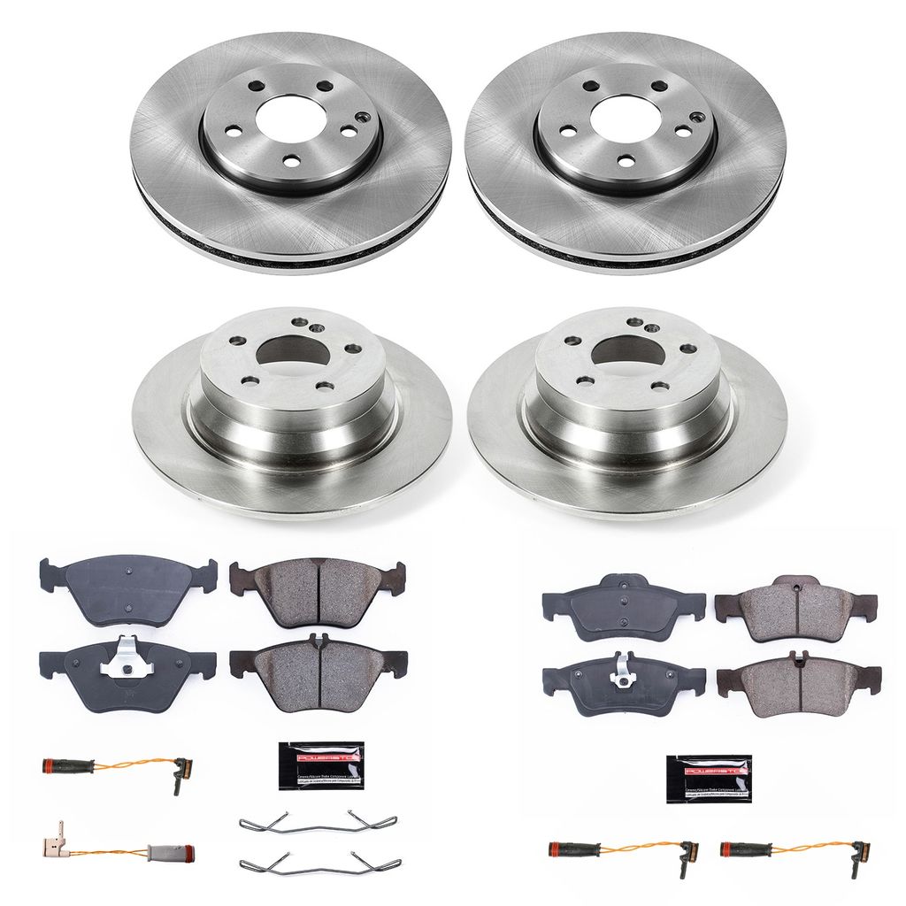 PowerStop KOE4511 - OE Stock Replacement Brake Pad and Rotor Kit