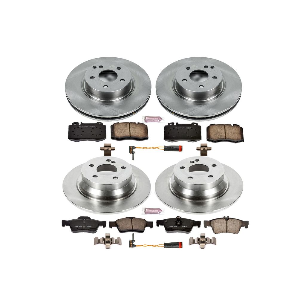 PowerStop KOE4513 - OE Stock Replacement Brake Pad and Rotor Kit