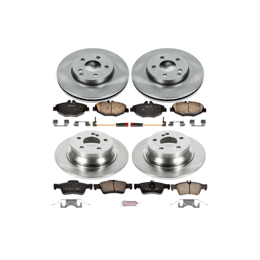 PowerStop KOE4514 - OE Stock Replacement Brake Pad and Rotor Kit