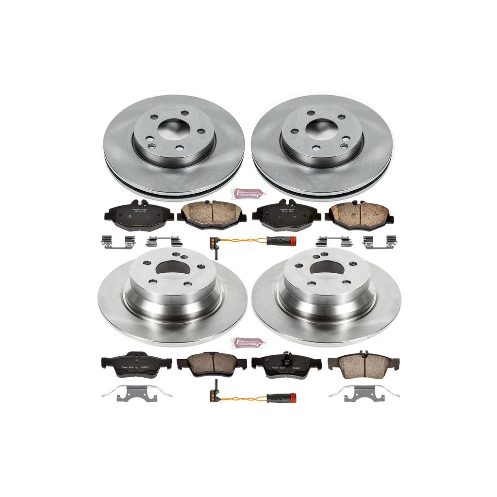 PowerStop KOE4515 - OE Stock Replacement Brake Pad and Rotor Kit