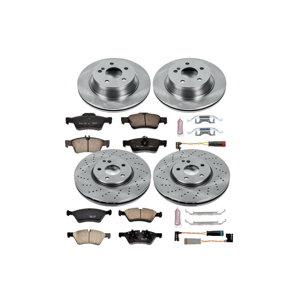PowerStop KOE4516 - OE Stock Replacement Brake Pad and Rotor Kit