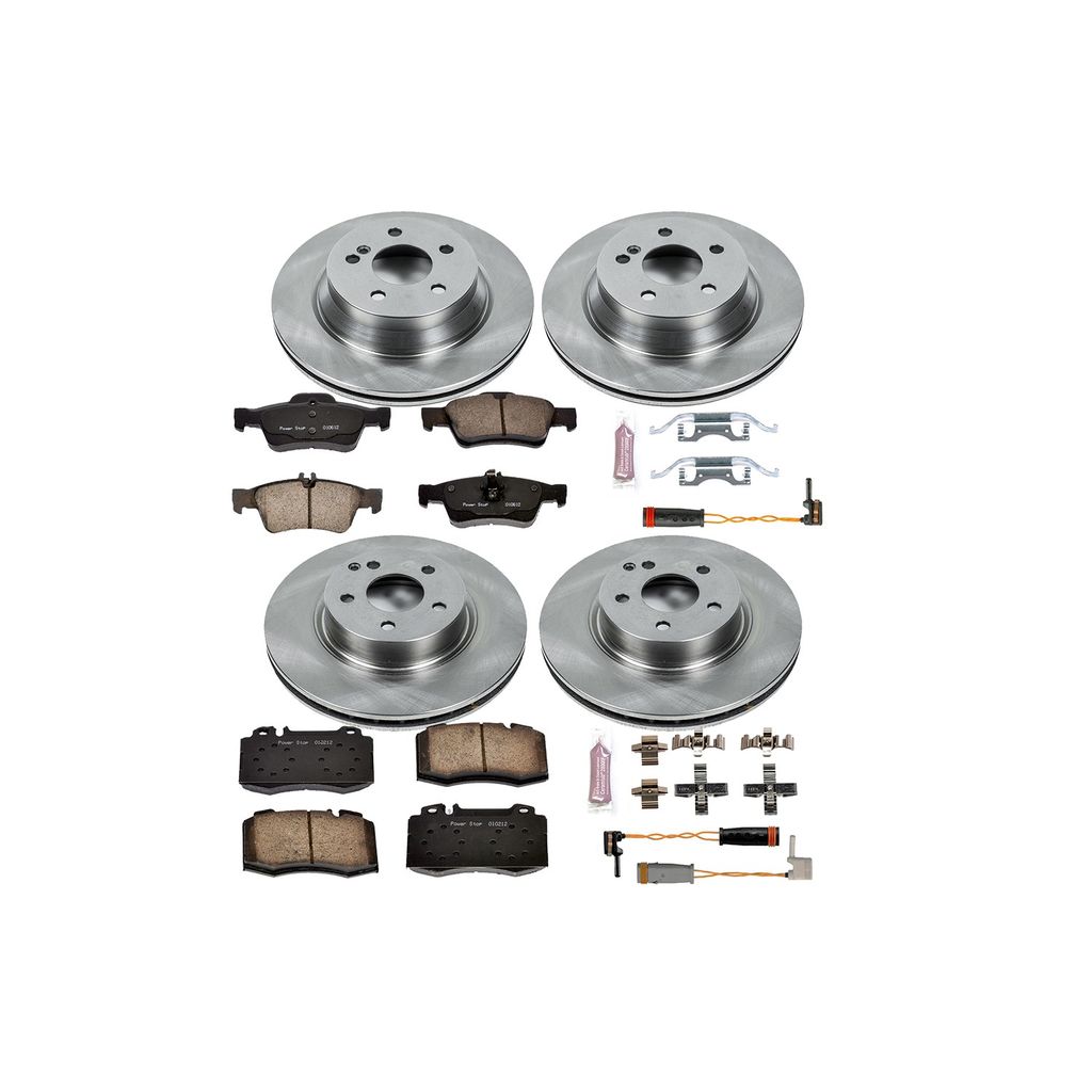 PowerStop KOE4521 - OE Stock Replacement Brake Pad and Rotor Kit