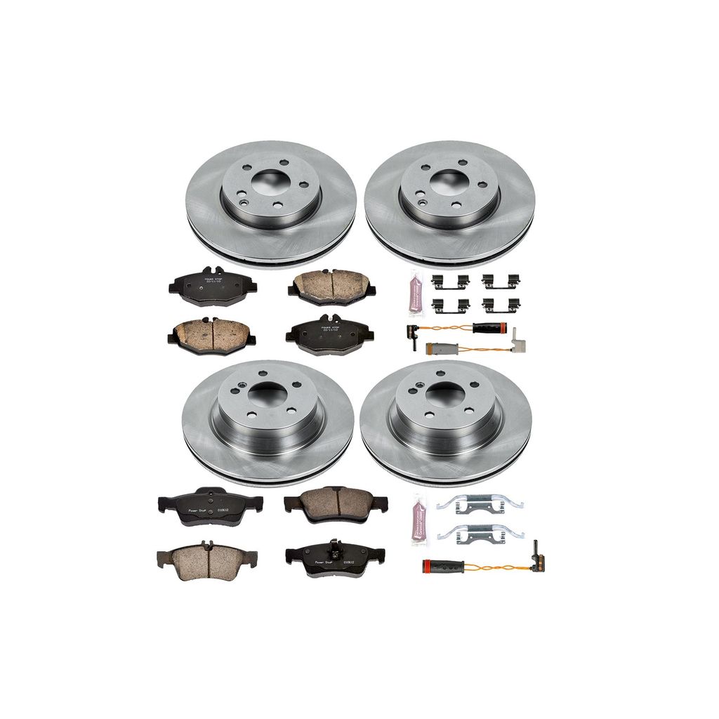 PowerStop KOE4524 - OE Stock Replacement Brake Pad and Rotor Kit