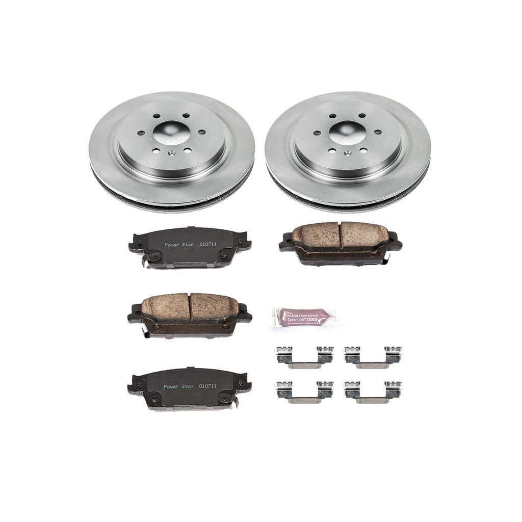 PowerStop KOE4568 - OE Stock Replacement Brake Pad and Rotor Kit