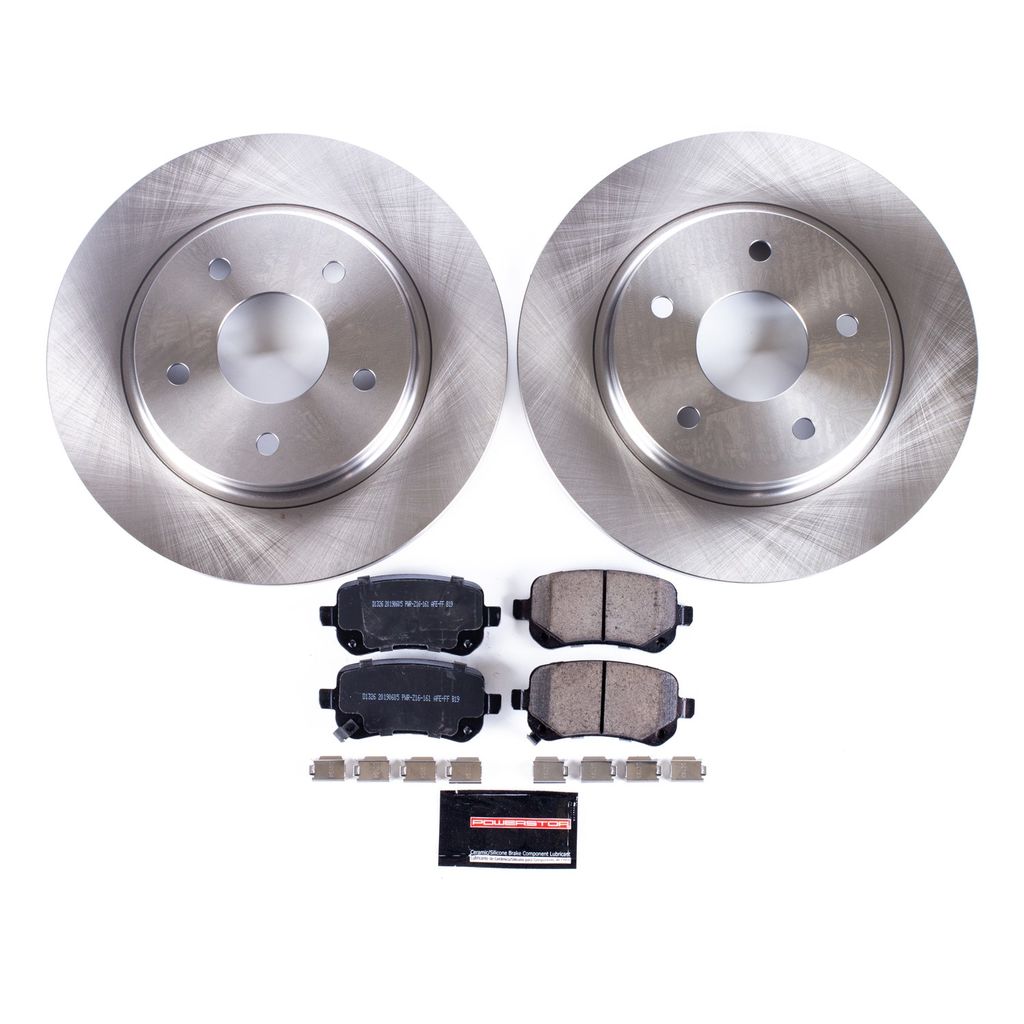 PowerStop KOE4569 - OE Stock Replacement Brake Pad and Rotor Kit