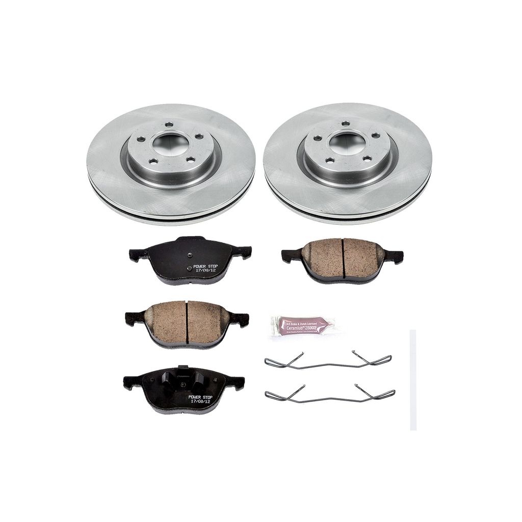 OE Stock Replacement Brake Pad and Rotor Kit