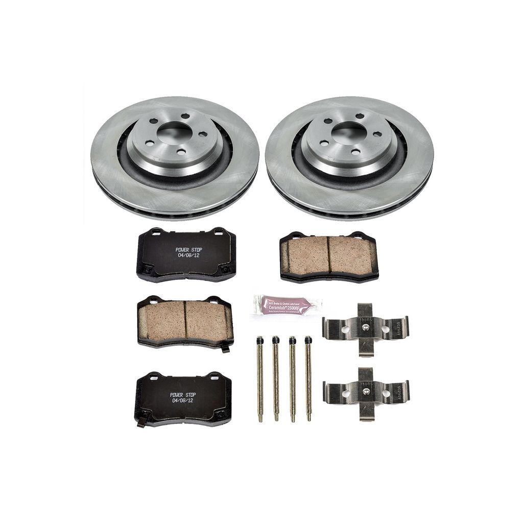 PowerStop KOE4583 - OE Stock Replacement Brake Pad and Rotor Kit