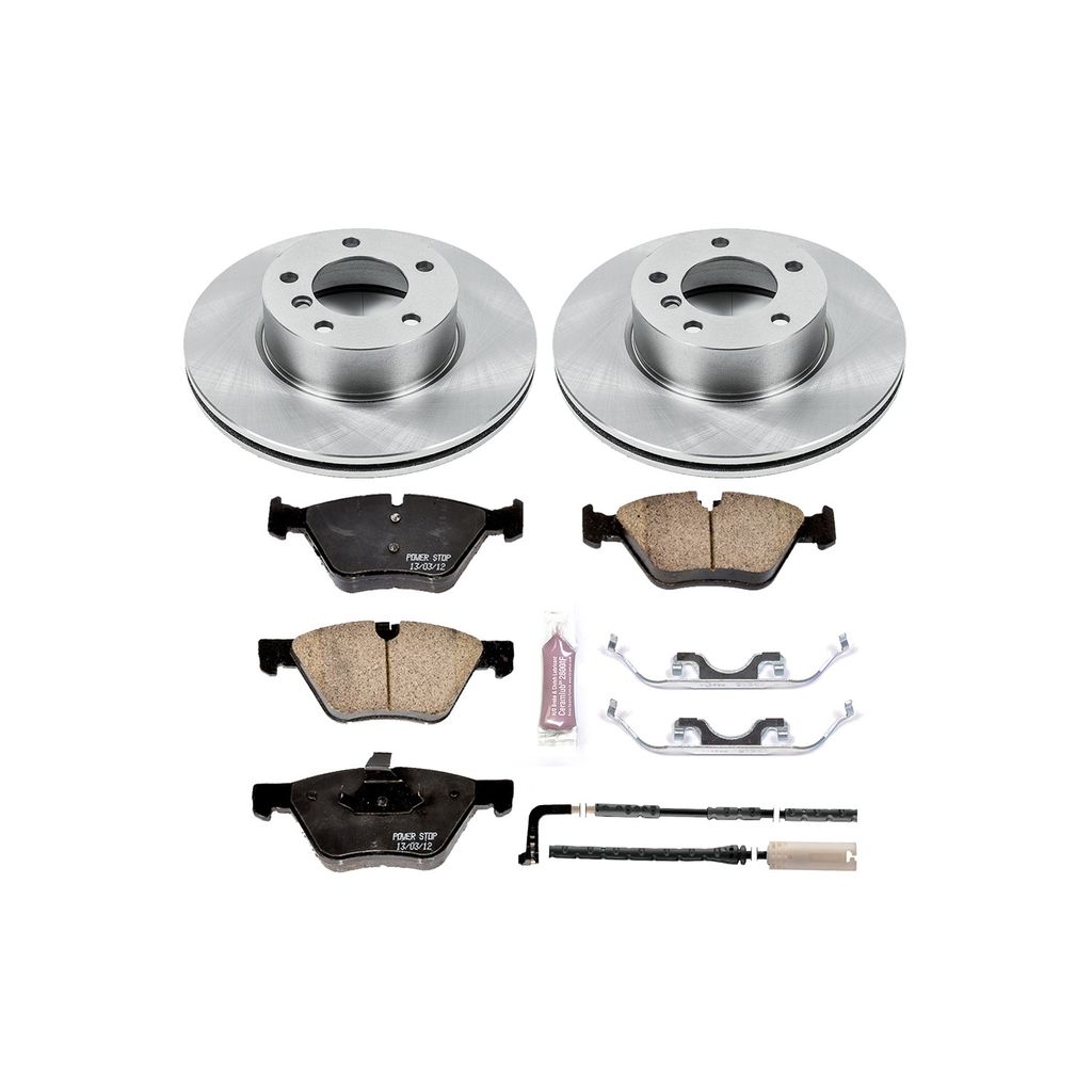 PowerStop KOE4589 - OE Stock Replacement Brake Pad and Rotor Kit