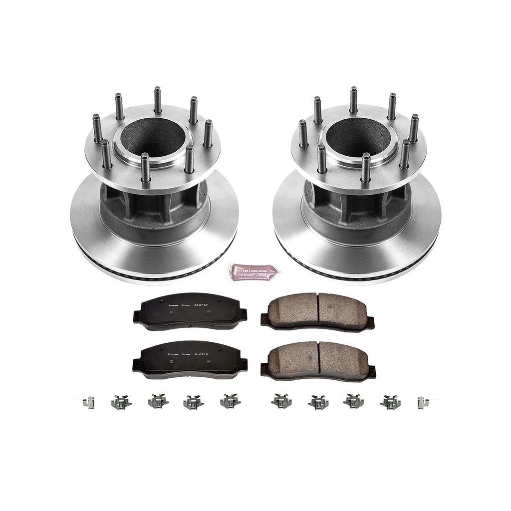 PowerStop KOE4595 - OE Stock Replacement Brake Pad and Rotor Kit