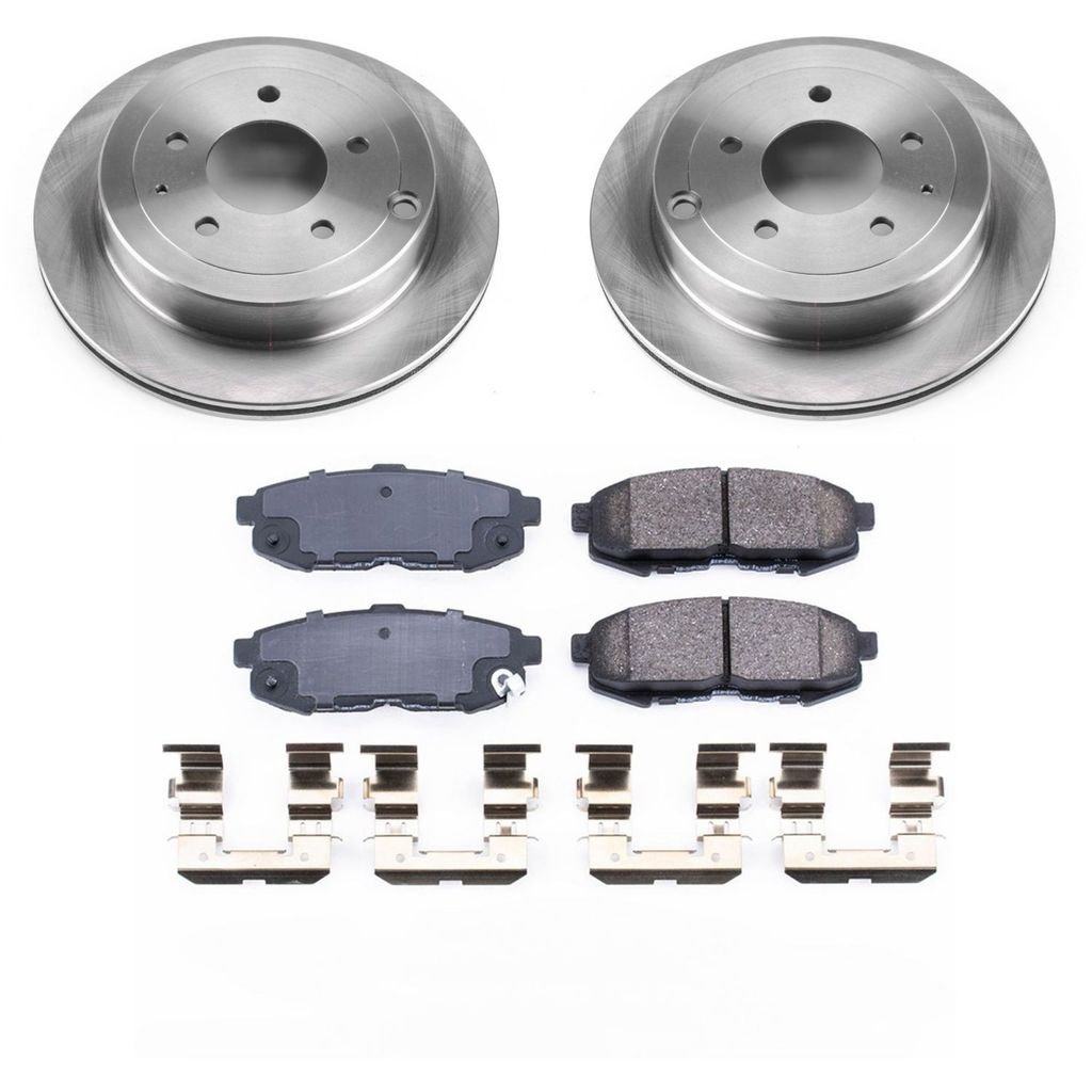 OE Stock Replacement Brake Pad and Rotor Kit