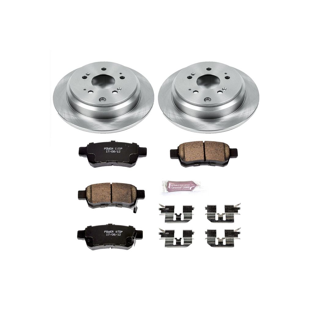 PowerStop KOE4604 - OE Stock Replacement Brake Pad and Rotor Kit