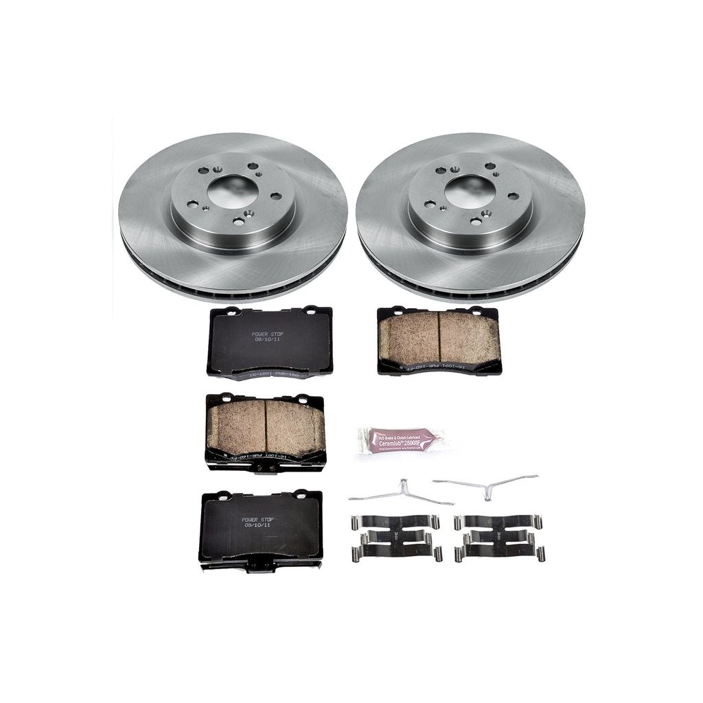 PowerStop KOE4606 - OE Stock Replacement Brake Pad and Rotor Kit