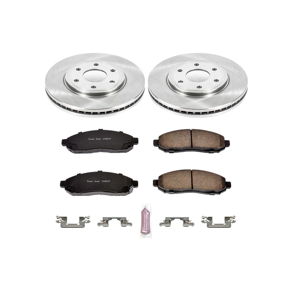 PowerStop KOE4611 - OE Stock Replacement Brake Pad and Rotor Kit