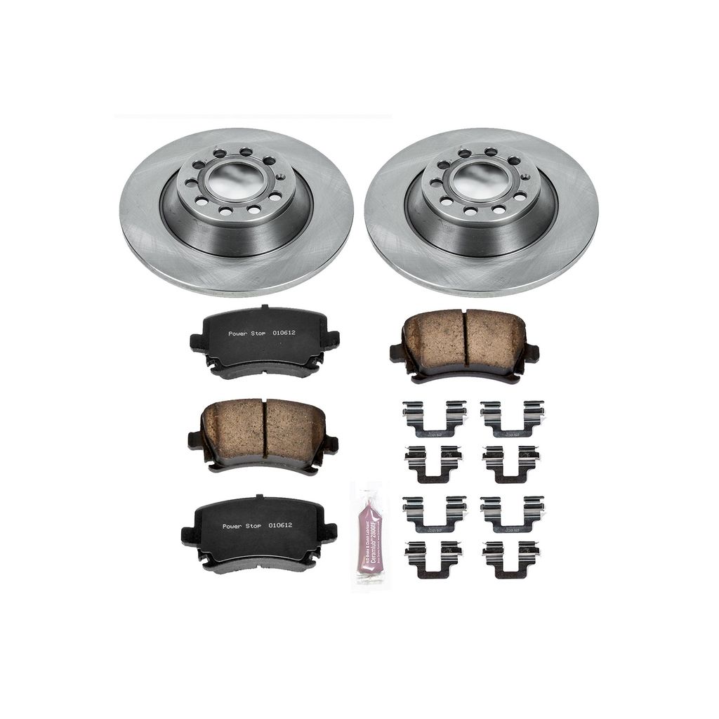 PowerStop KOE4625 - OE Stock Replacement Brake Pad and Rotor Kit