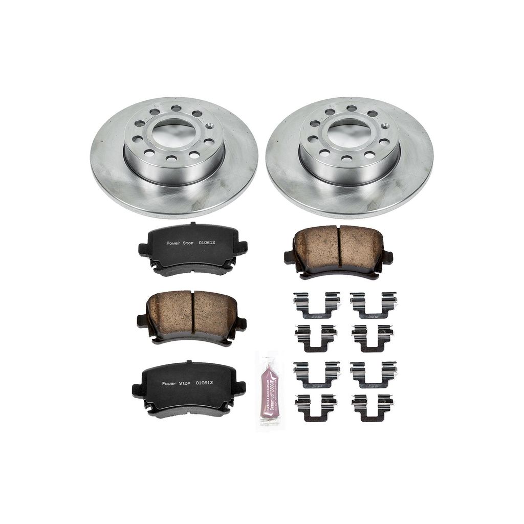 PowerStop KOE4627 - OE Stock Replacement Brake Pad and Rotor Kit
