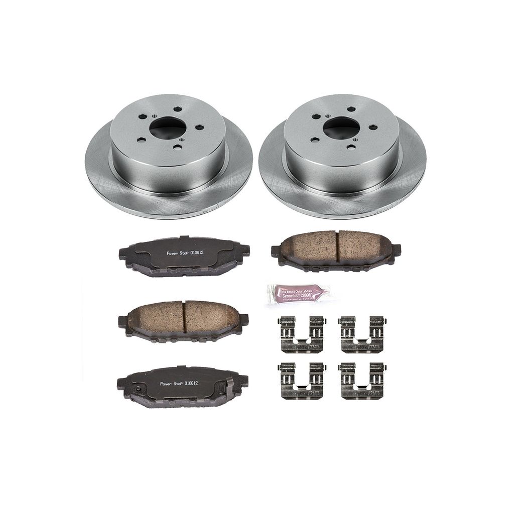 OE Stock Replacement Brake Pad and Rotor Kit
