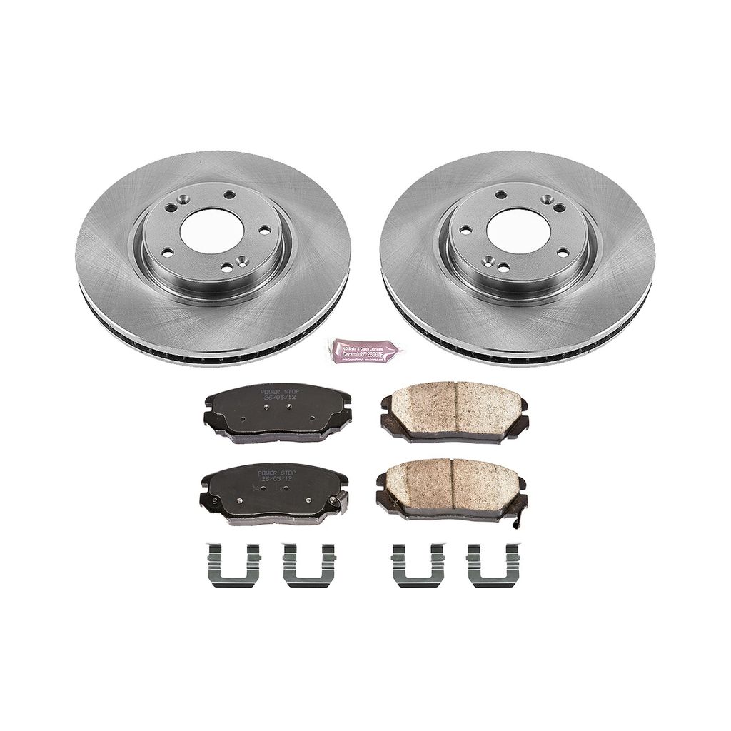 OE Stock Replacement Brake Pad and Rotor Kit