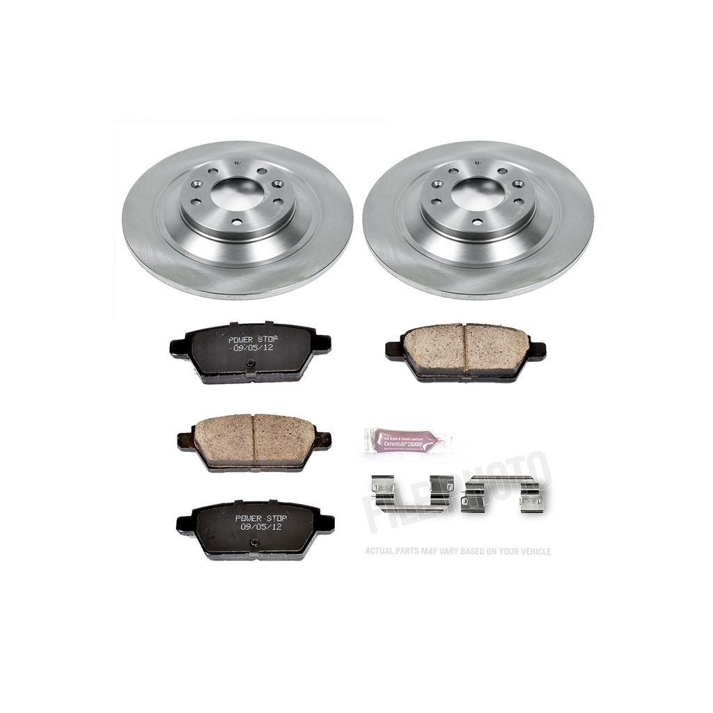 OE Stock Replacement Brake Pad and Rotor Kit
