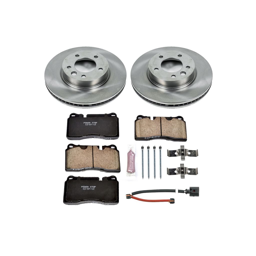 PowerStop KOE4656 - OE Stock Replacement Brake Pad and Rotor Kit