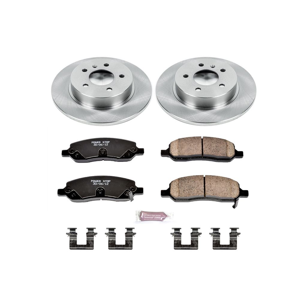 OE Stock Replacement Brake Pad and Rotor Kit
