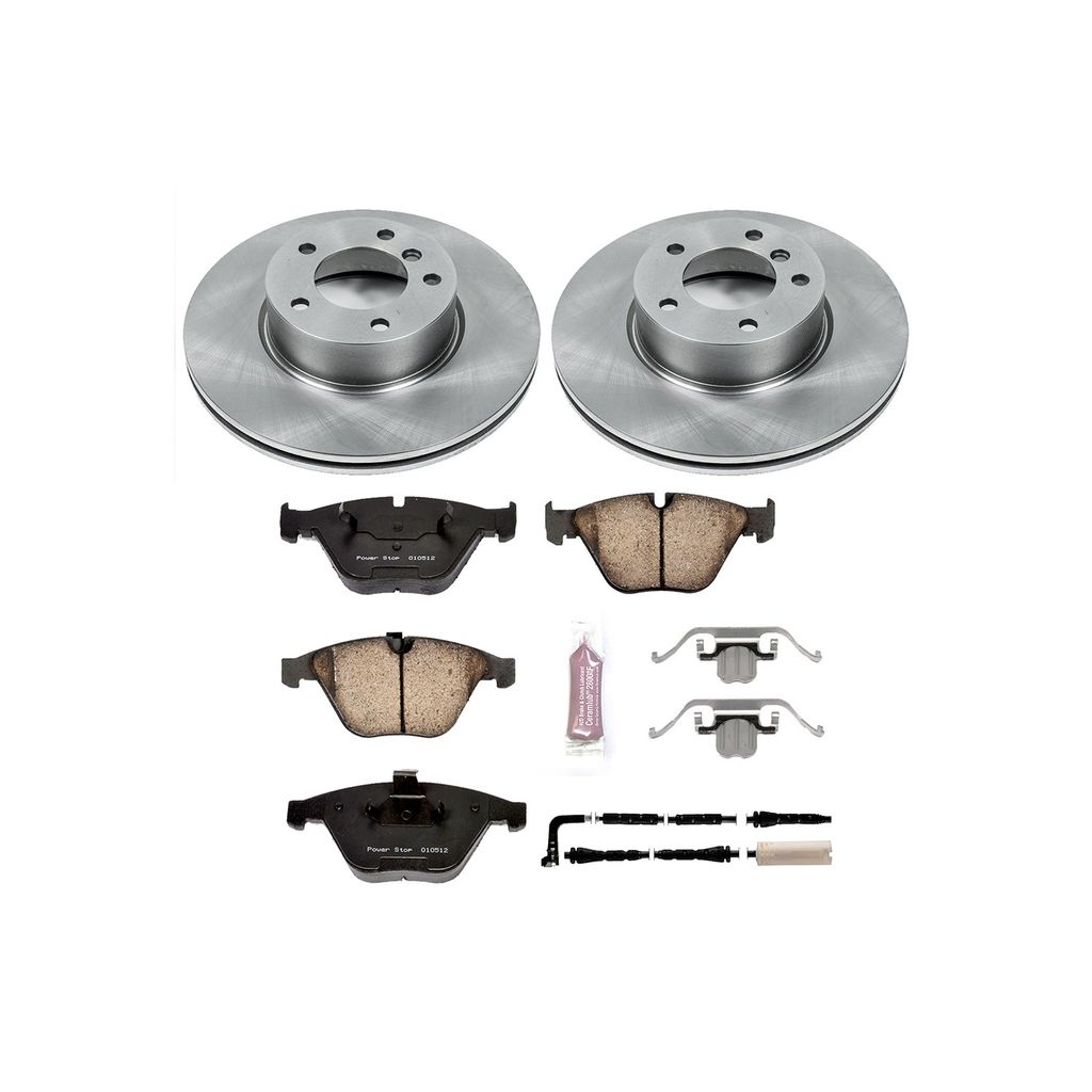 PowerStop KOE4677 - OE Stock Replacement Brake Pad and Rotor Kit