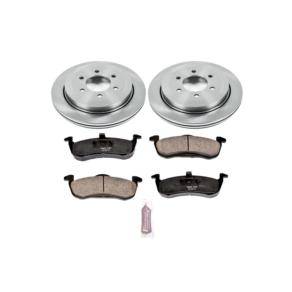 PowerStop KOE4683 - OE Stock Replacement Brake Pad and Rotor Kit