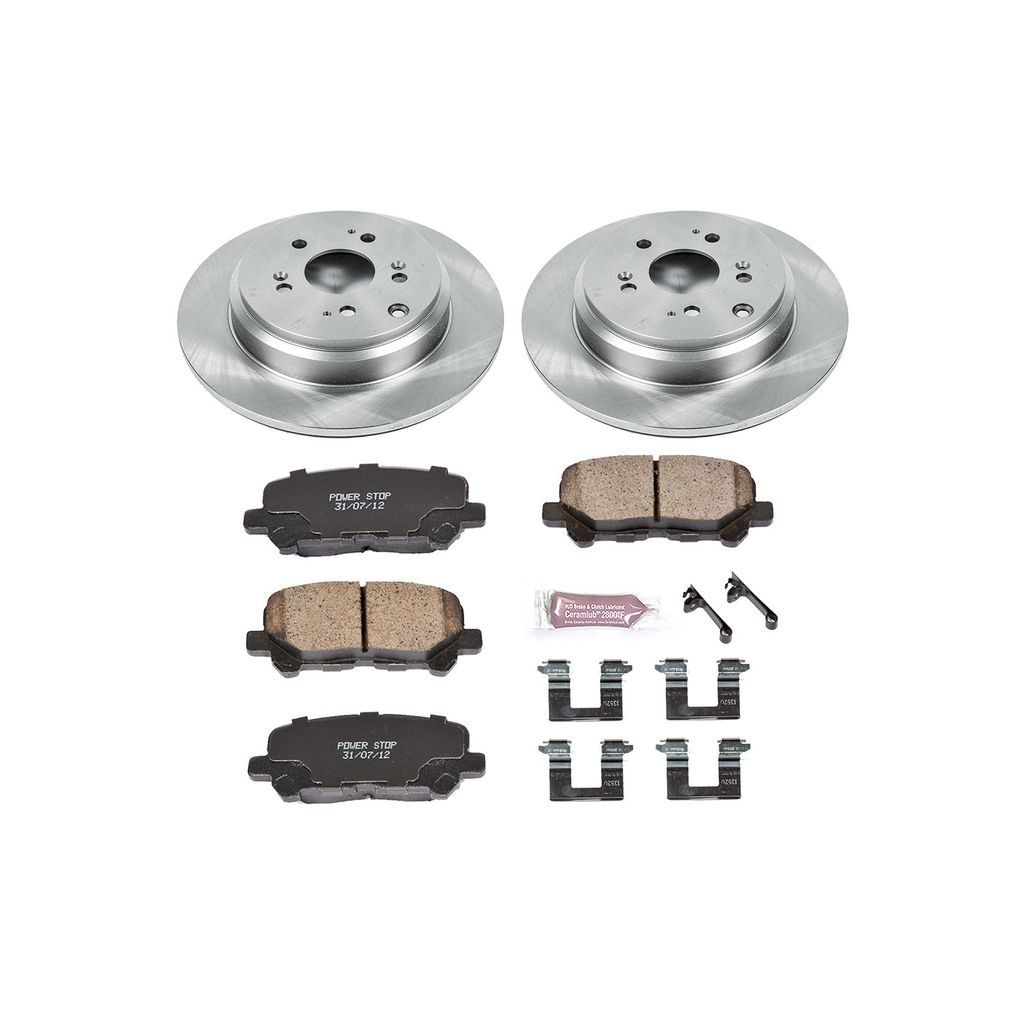 PowerStop KOE4685 - OE Stock Replacement Brake Pad and Rotor Kit