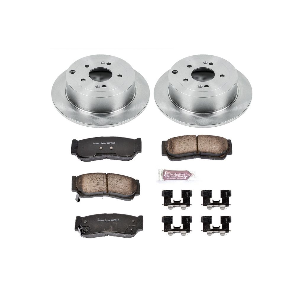 PowerStop KOE4694 - OE Stock Replacement Brake Pad and Rotor Kit