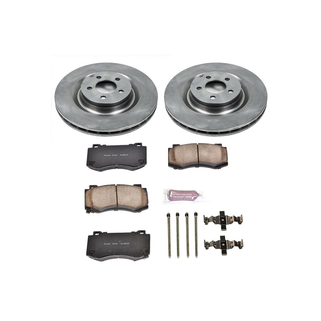 OE Stock Replacement Brake Pad and Rotor Kit
