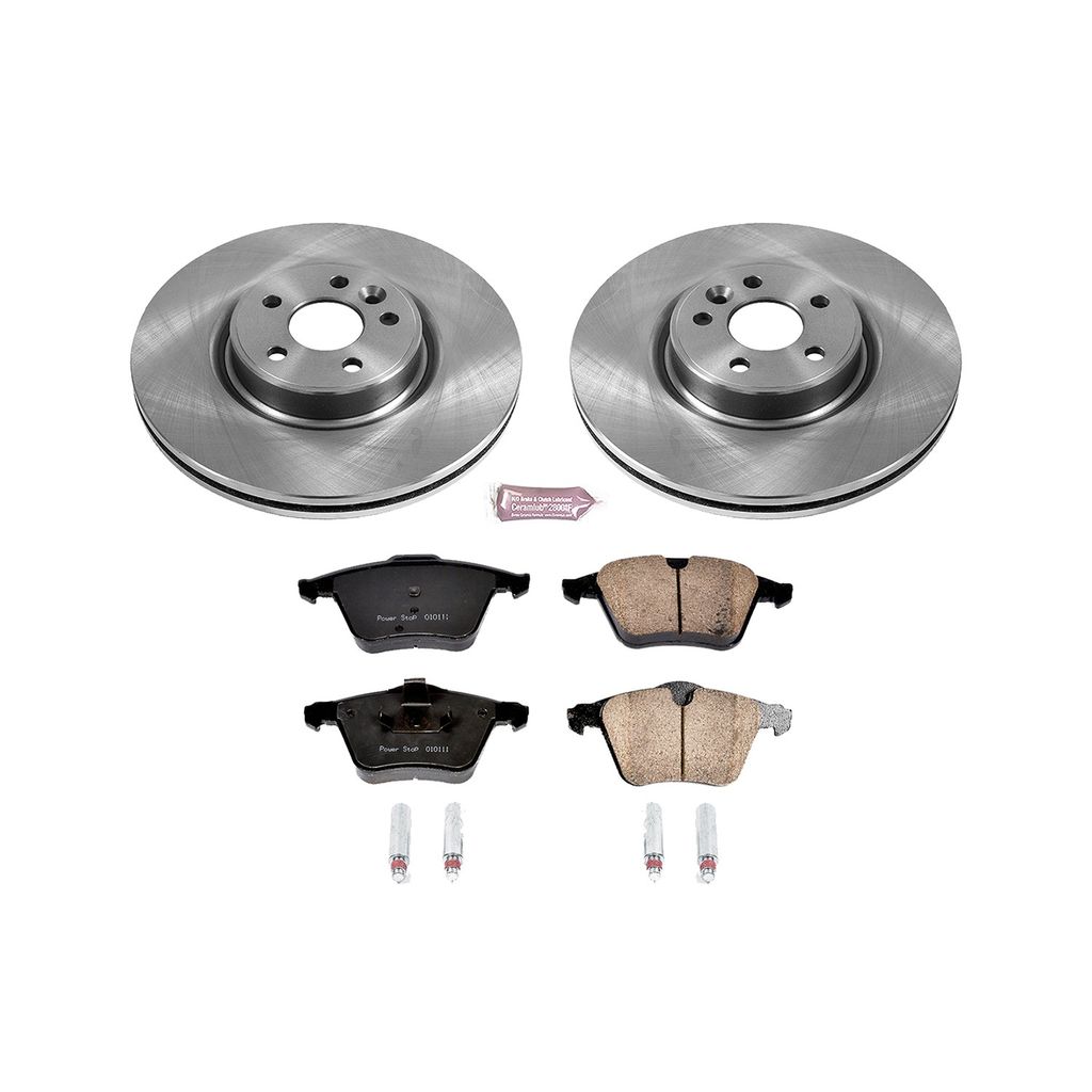 PowerStop KOE4699 - OE Stock Replacement Brake Pad and Rotor Kit
