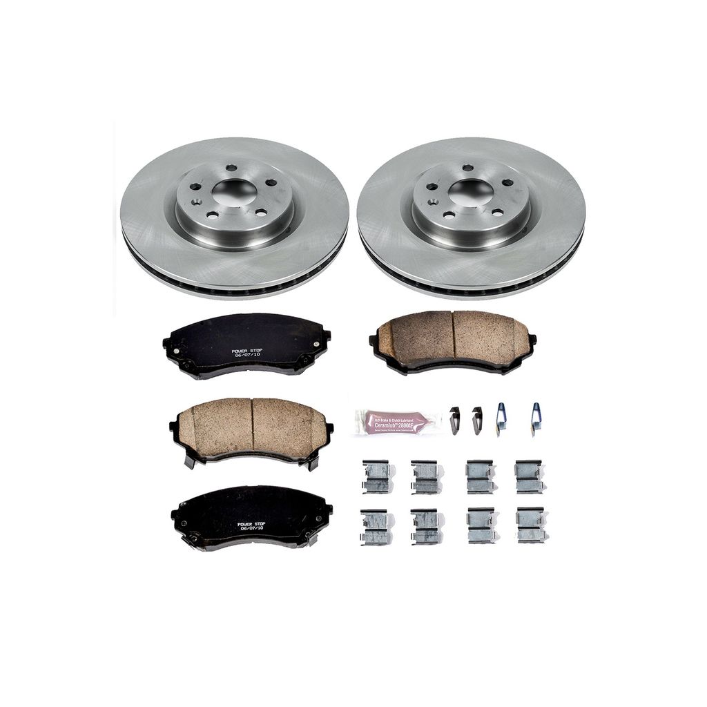 OE Stock Replacement Brake Pad and Rotor Kit