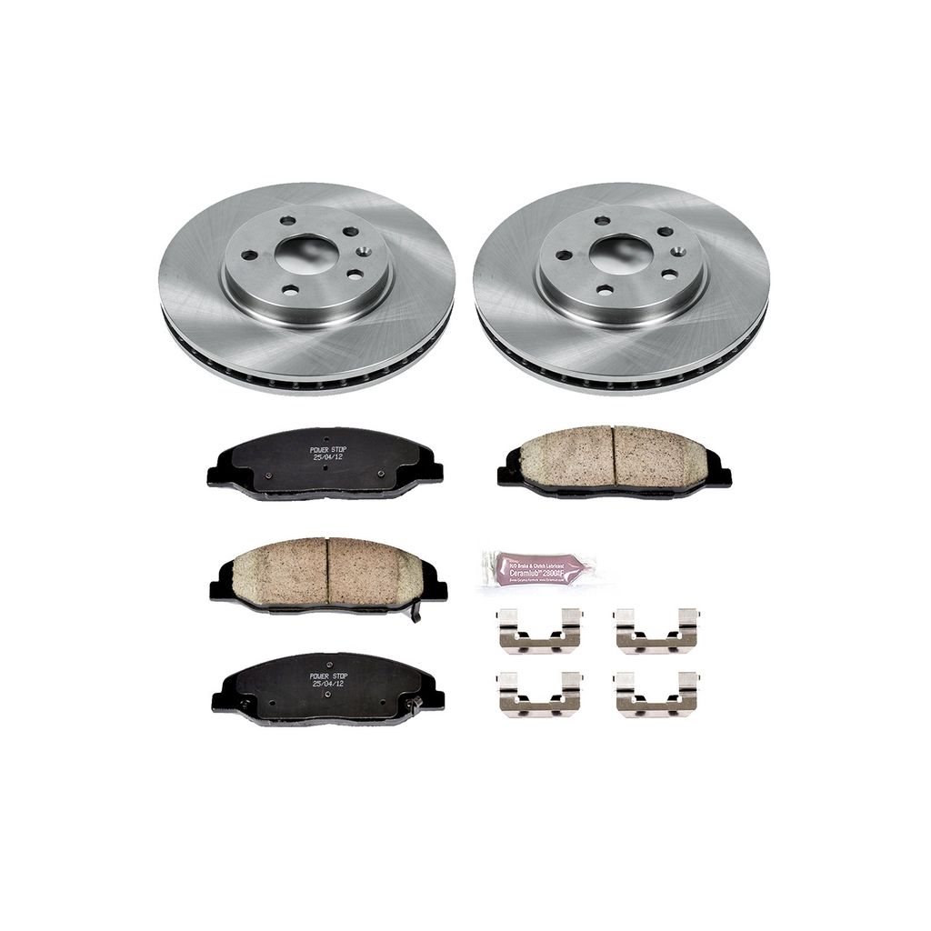 OE Stock Replacement Brake Pad and Rotor Kit