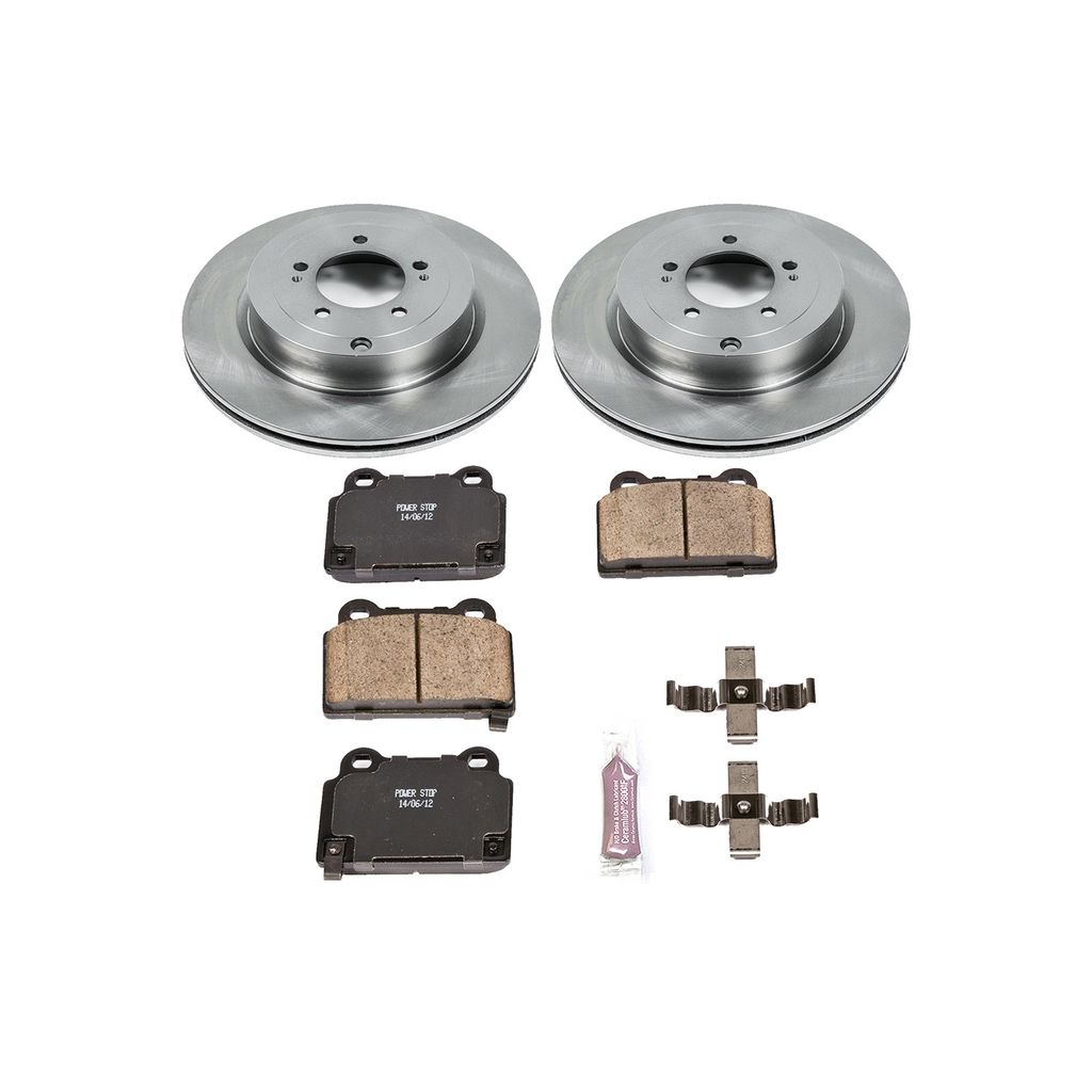OE Stock Replacement Brake Pad and Rotor Kit