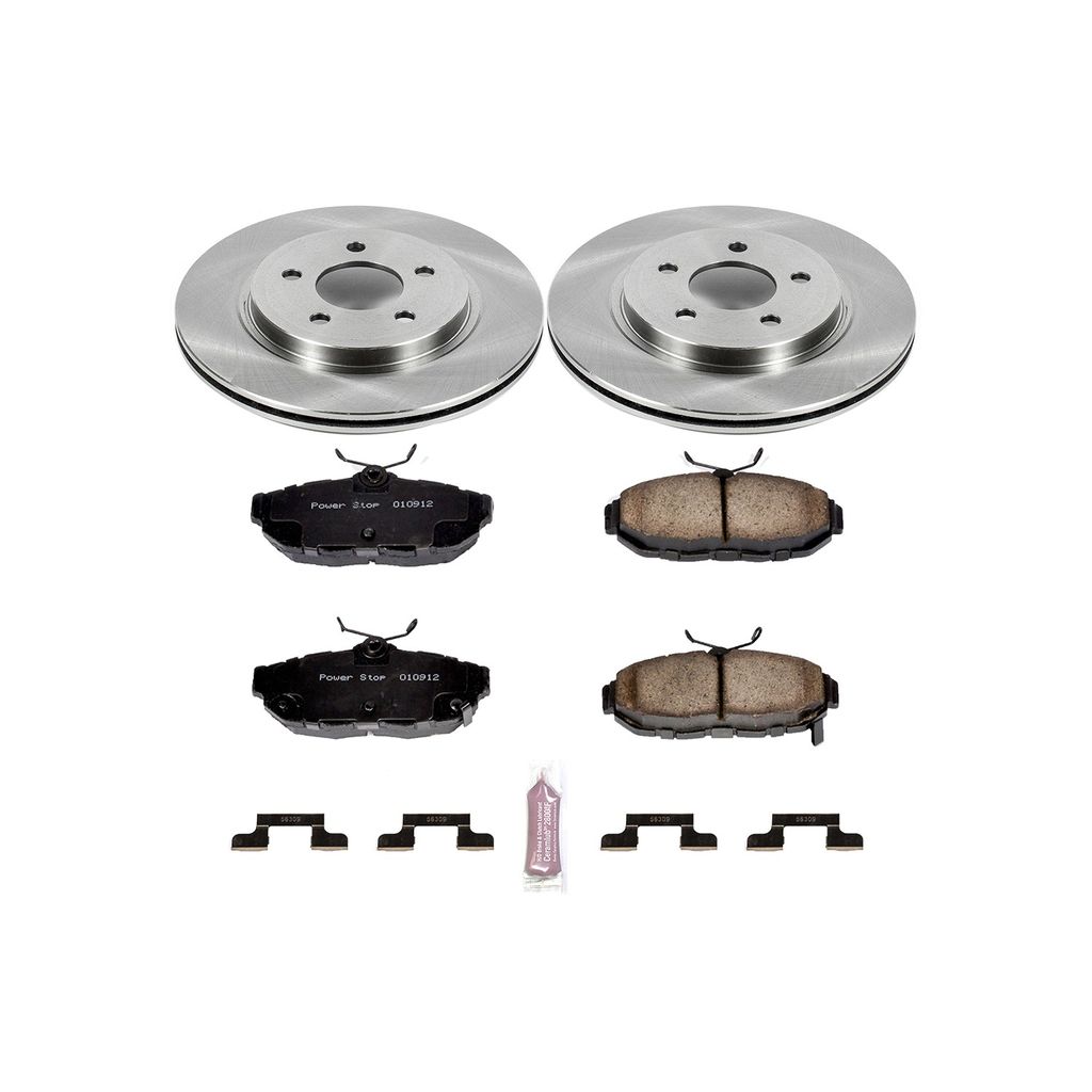 OE Stock Replacement Brake Pad and Rotor Kit