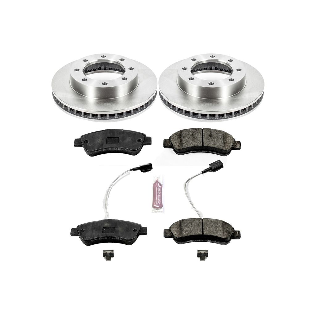PowerStop KOE4753 - OE Stock Replacement Brake Pad and Rotor Kit
