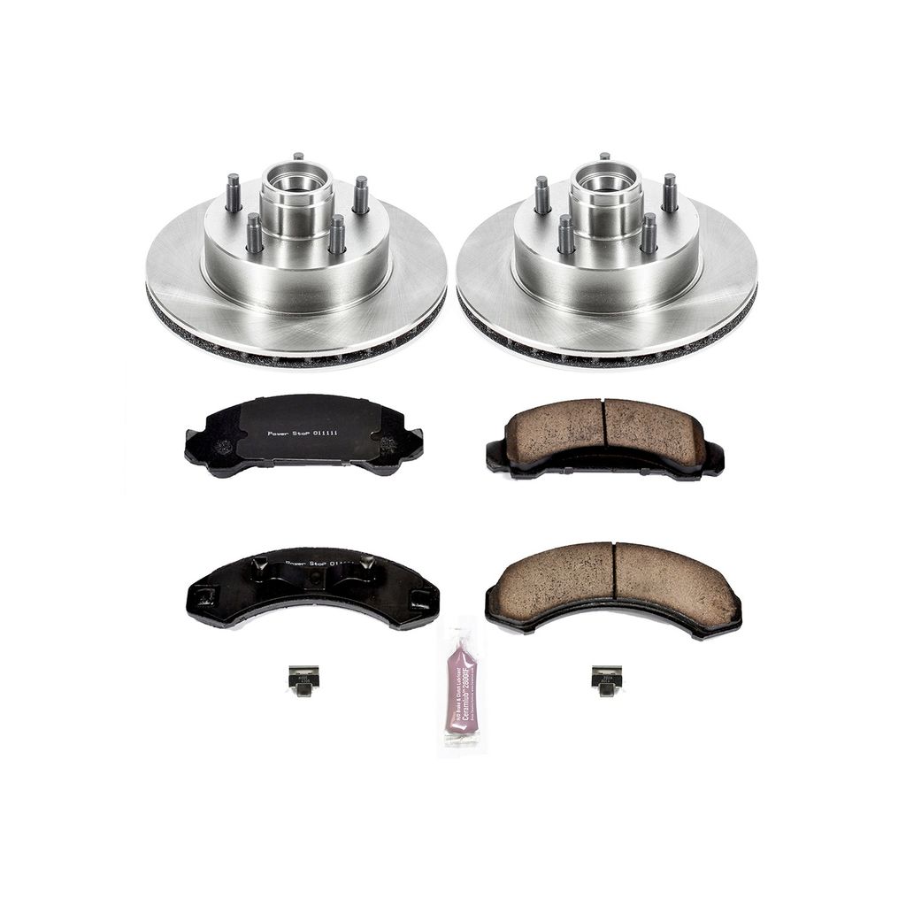 PowerStop KOE4784 - OE Stock Replacement Brake Pad and Rotor Kit