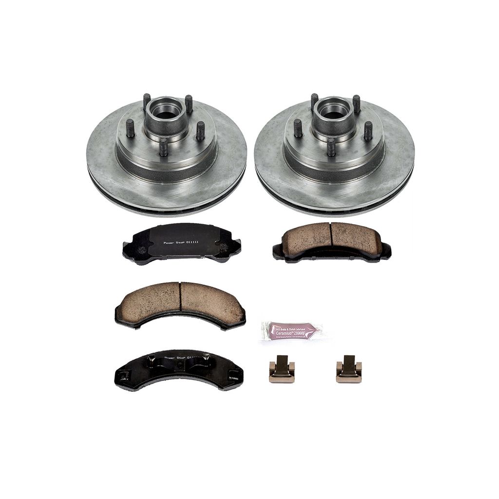 PowerStop KOE4791 - OE Stock Replacement Brake Pad and Rotor Kit