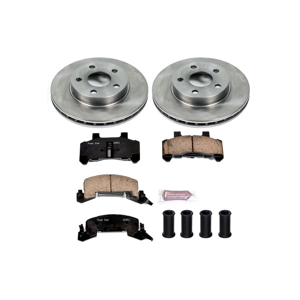 PowerStop KOE4808 - OE Stock Replacement Brake Pad and Rotor Kit