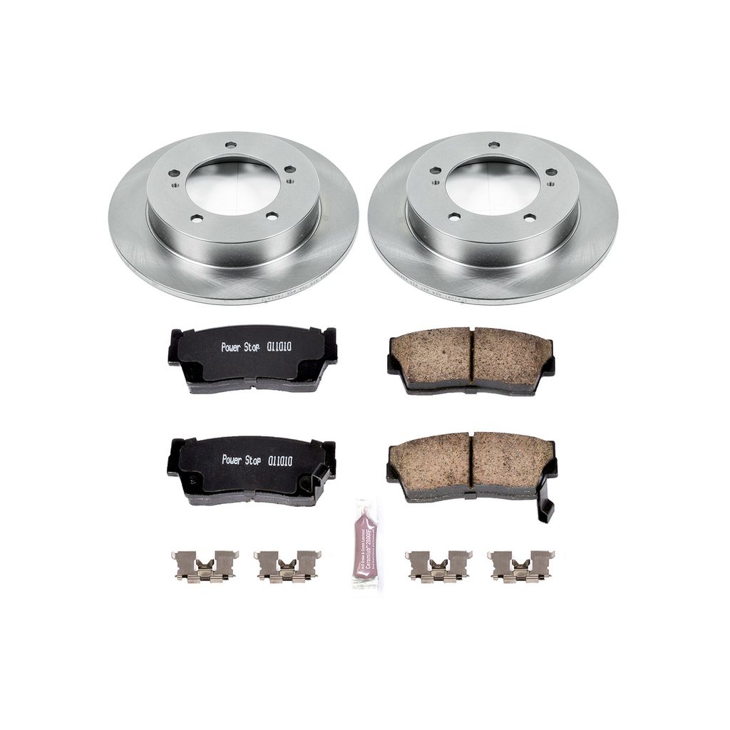 PowerStop KOE4919 - OE Stock Replacement Brake Pad and Rotor Kit