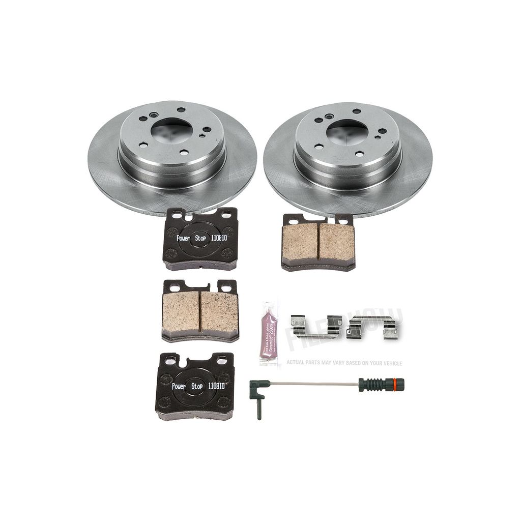 OE Stock Replacement Brake Pad and Rotor Kit