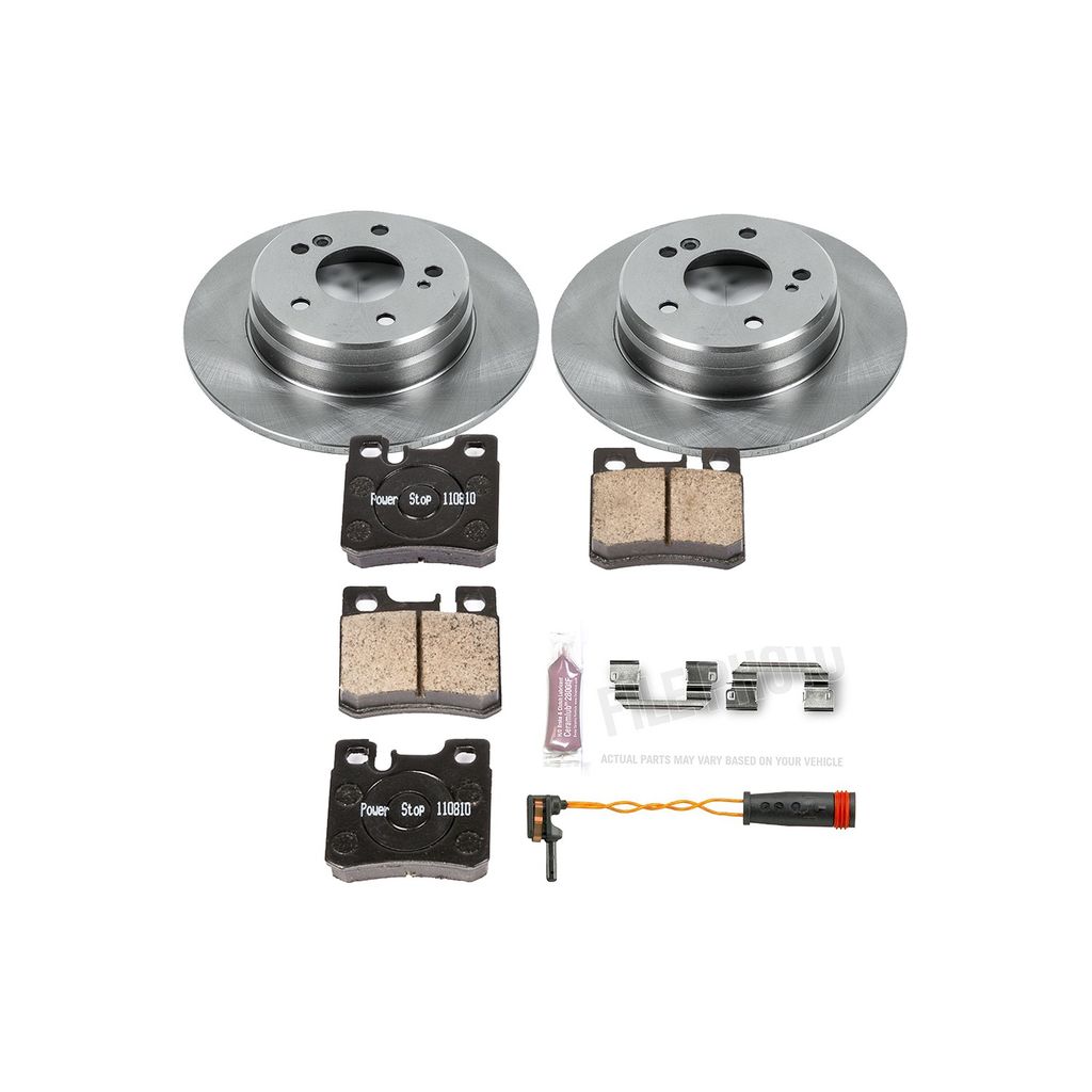 OE Stock Replacement Brake Pad and Rotor Kit