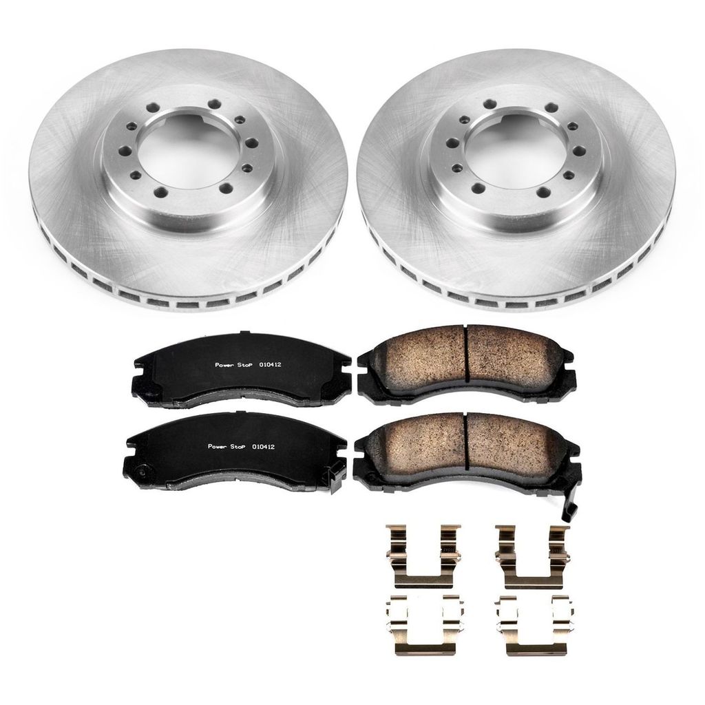 OE Stock Replacement Brake Pad and Rotor Kit