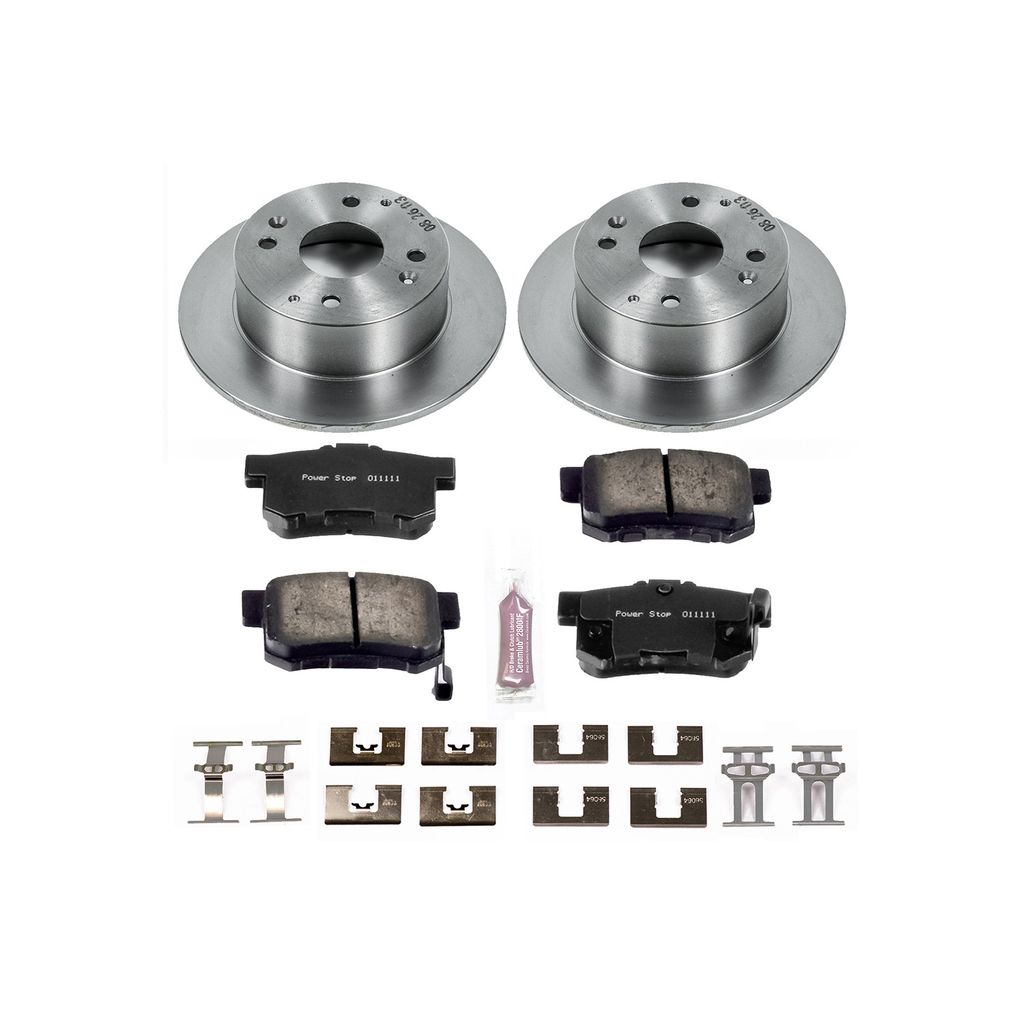 PowerStop KOE4991 - OE Stock Replacement Brake Pad and Rotor Kit